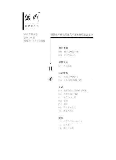 新疆绿洲2010年第06期.pdf电子版_新疆维吾尔族自治区志预览图3