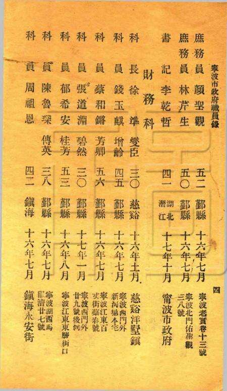 宁波市政府职员录.pdf电子版_浙江省志预览图5