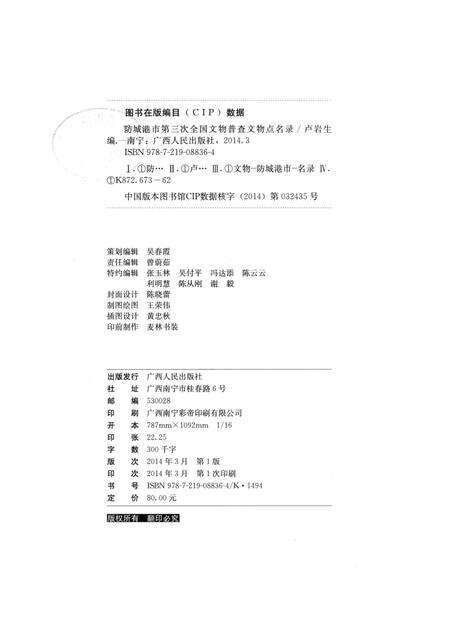 防城港市第三次全国文物普查：文物点名录.pdf电子版_广西壮族自治区志预览图5