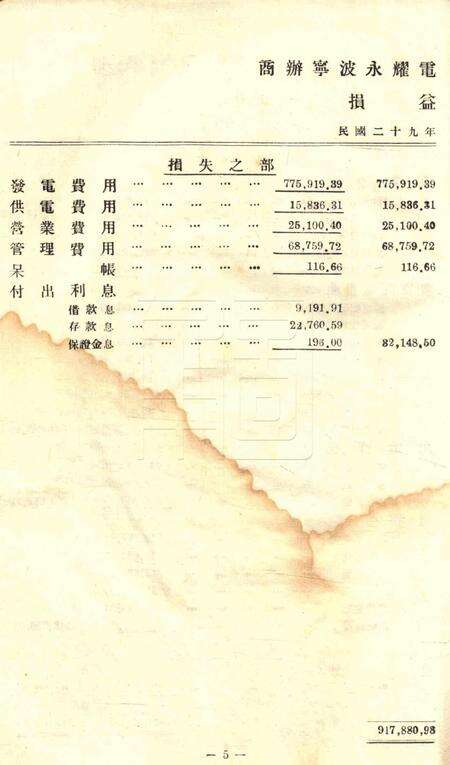 商办宁波永耀电力股份有限公司营业报告书-25届.pdf电子版_浙江省志预览图5