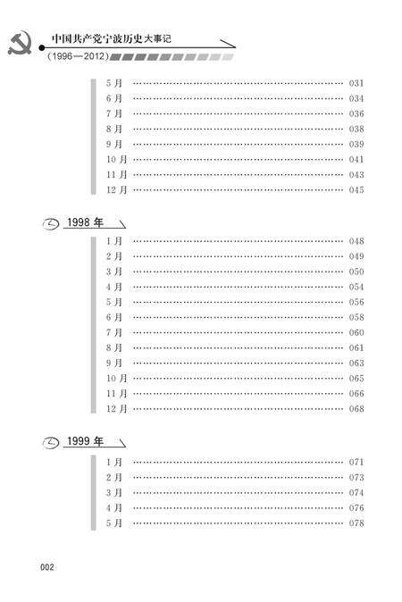 2016-中国共产党宁波历史大事记  1996-2012.pdf电子版_浙江省志预览图5