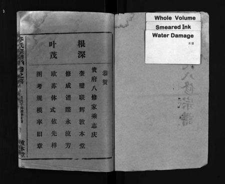湖北毕氏族谱-毕氏八修宗谱 [6卷及首上下](别名：Bi Shi Ba Xiu Zong Pu).pdf电子版预览图1