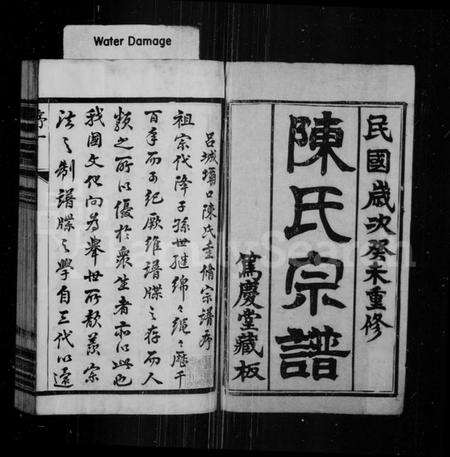 江苏陈氏族谱-陈氏宗谱 [10卷,首末各1卷](别名：吕城坝口陈氏续修宗谱).pdf电子版预览图2