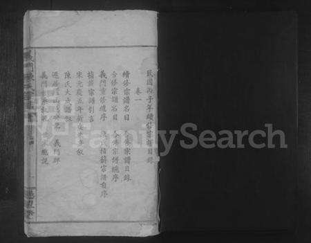 湖北陈氏族谱-义门陈氏宗谱 [18卷](别名：义门陈氏宗谱).pdf电子版预览图1