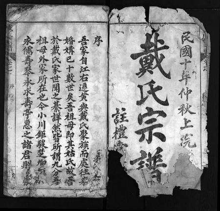 湖北戴氏族谱-戴氏宗谱[8卷](别名：Dai Shi Zong Pu).pdf电子版预览图2