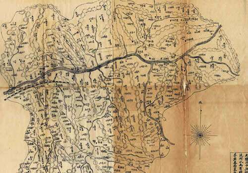 1911年《抚顺县图》缩略图