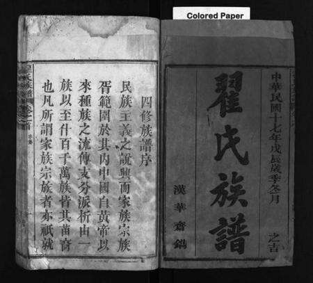 湖北翟氏族谱-翟氏族谱 [11卷,首8卷,末1卷](别名：Zhai Shi Zu Pu).pdf电子版预览图1