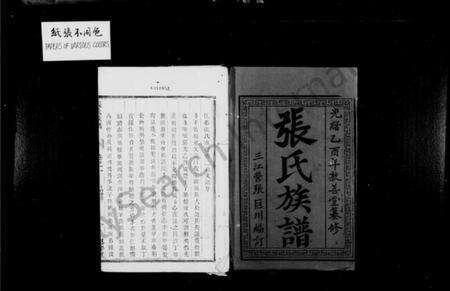 江苏张氏族谱-维扬江都张氏族谱 [8卷,卷首末各1卷](别名：张氏族谱).pdf电子版预览图1