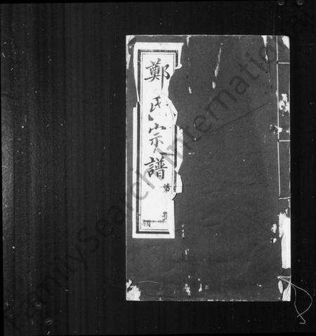 江苏郑氏族谱-郑氏宗谱 [24卷,首1卷](别名：郑氏大统宗谱).pdf电子版预览图1