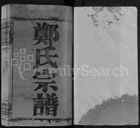 湖北郑氏族谱-郑氏宗谱 [16卷,含首2卷](别名：Zheng Shi Zong Pu).pdf电子版预览图1