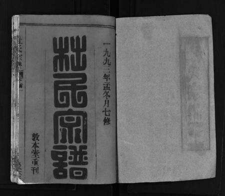 湖北杜氏族谱-杜氏宗谱 [40卷,首4卷](别名：Du Shi Zong Pu).pdf电子版预览图2