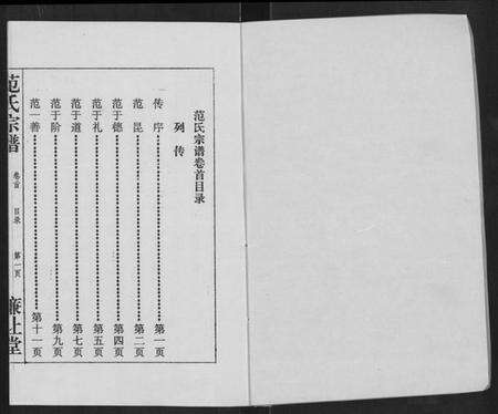 湖北范氏族谱-范氏宗谱 [16卷](别名：应城范氏宗谱、Fan Shi Zong Pu).pdf电子版预览图1