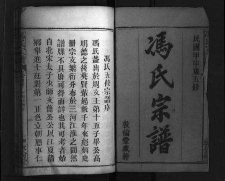湖北冯氏族谱-冯氏宗谱 [30卷,首3卷](别名：Feng Shi Zong Pu、冯氏宗谱).pdf电子版预览图2