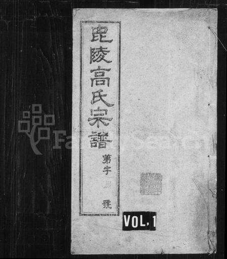 江苏高氏族谱-高氏宗谱 [16卷](别名：毘陵高氏宗谱).pdf电子版缩略图