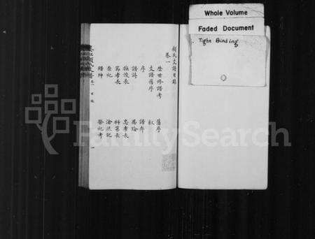 江苏顾氏族谱-娄江顾氏支谱 [6卷](别名：顾氏支谱).pdf电子版预览图1