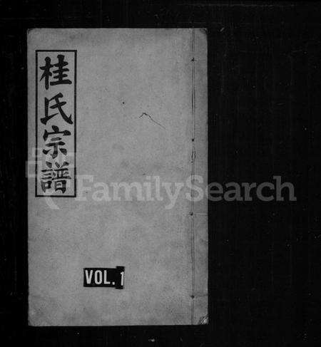 湖北桂氏族谱-桂氏宗谱 [10卷,首1卷](别名：江夏桂氏宗谱).pdf电子版预览图1