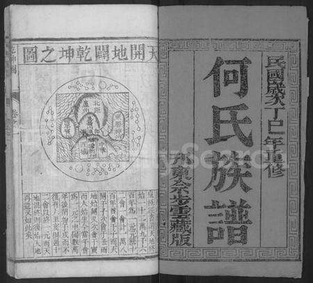 江苏何氏族谱-何氏族谱 [2卷](别名：维扬江都何氏重修族谱).pdf电子版预览图1