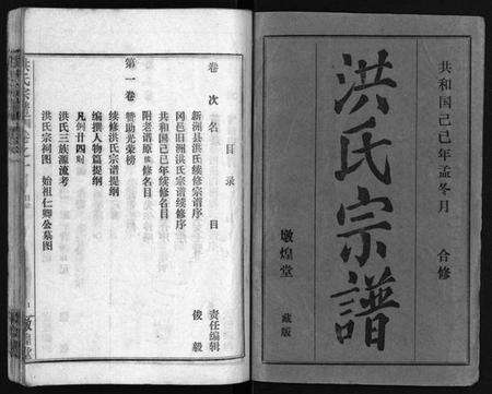 湖北洪氏族谱-洪氏宗谱 [33卷](别名：洪氏宗谱、Hong Shi Zong Pu).pdf电子版预览图2