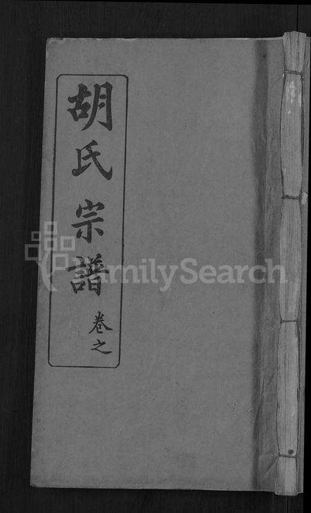 湖北胡氏族谱-胡氏宗谱 [13卷,首末各1卷](别名：黄冈县淋山河胡氏族谱).pdf电子版缩略图