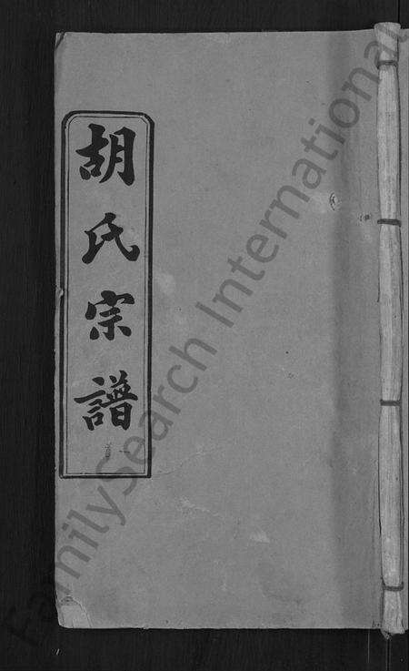 湖北胡氏族谱-胡氏宗谱 [16卷,首2卷](别名：Hu Shi Zong Pu).pdf电子版缩略图