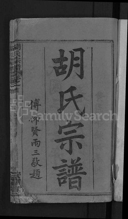 湖北胡氏族谱-胡氏宗谱 [5卷,首2卷,末1卷](别名：楚麻胡城寨胡氏宗谱).pdf电子版预览图3