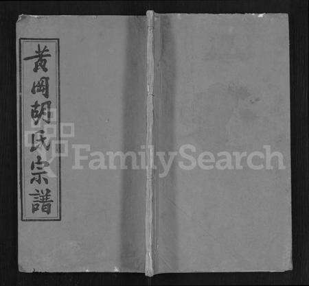 湖北胡氏族谱-黄冈胡氏宗谱 [3卷,首1卷](胡氏宗谱).pdf电子版缩略图