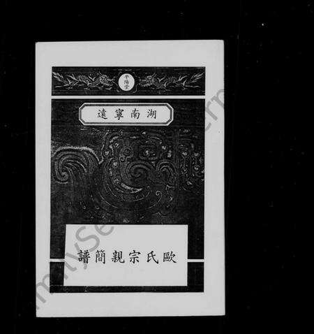 湖南欧氏族谱-欧氏宗亲简谱.pdf电子版预览图3