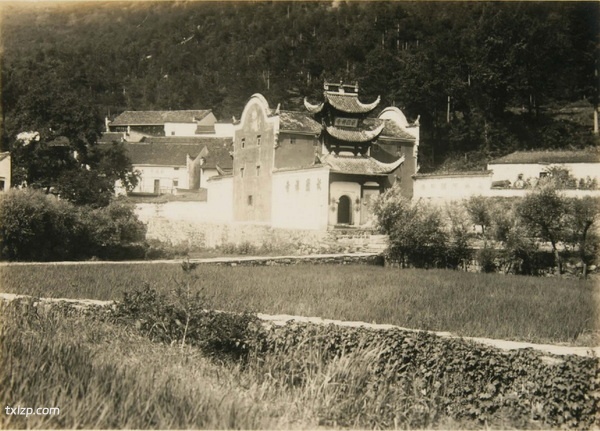 1929年安徽九华山的秀美风光老照片预览图6