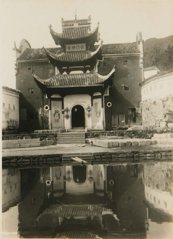 1929年安徽九华山的秀美风光老照片预览图7