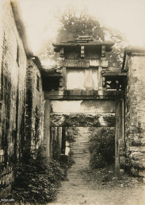 1929年安徽九华山的秀美风光老照片预览图8