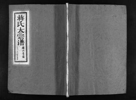 浙江蒋氏族谱-蒋氏大宗谱 [残卷].pdf电子版预览图1