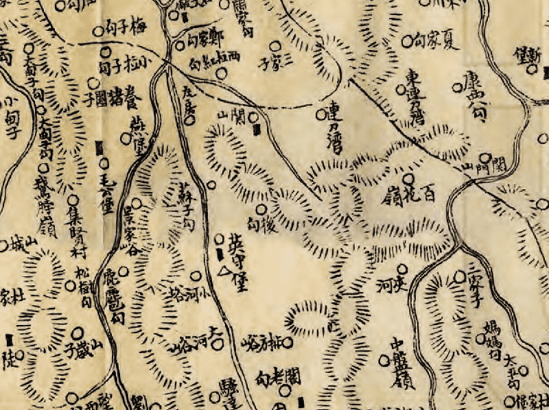 1911年《抚顺县图》预览图1