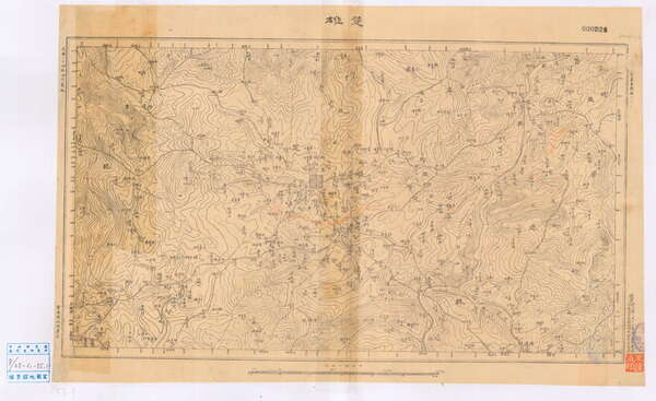 云南楚雄历史地图大全