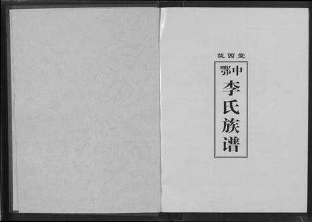 湖北李氏族谱-陇西堂鄂中李氏族谱 [2卷](别名：Longxi Tang EZhong Li Shi Zu Pu、陇西堂鄂中李氏族谱).pdf电子版预览图1