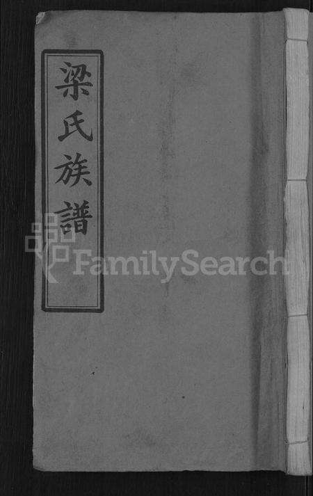 湖北梁氏族谱-梁氏族谱 [12卷,首末各1卷](别名：梁氏宗谱).pdf电子版缩略图