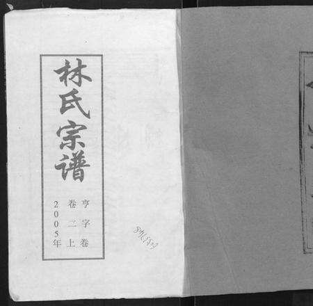 湖北林氏族谱-林氏宗谱 [残卷](别名：Lin Shi Zong Pu).pdf电子版预览图1