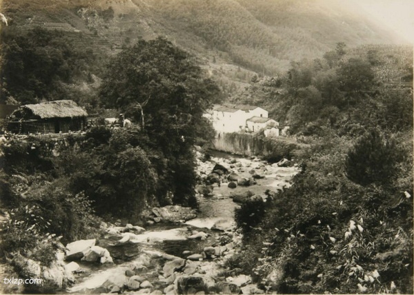 1929年安徽九华山的秀美风光老照片预览图15