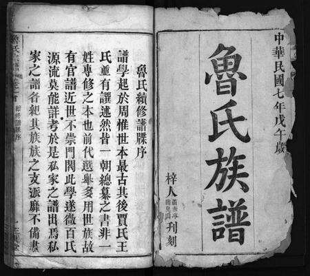 湖北鲁氏族谱-鲁氏宗谱(别名：Lu Shi Zong Pu、鲁氏宗谱).pdf电子版预览图2