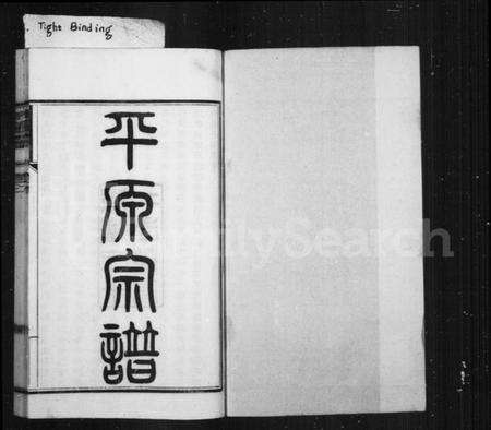 江苏陆氏族谱-[陆氏]平原宗谱 [20卷,首1卷](别名：平原宗谱).pdf电子版预览图1