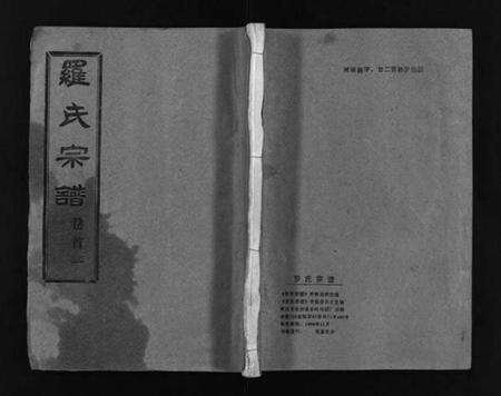 湖北罗氏族谱-罗氏宗谱 [36卷,首4卷](别名：Luo Shi Zong Pu、罗氏宗谱).pdf电子版预览图1