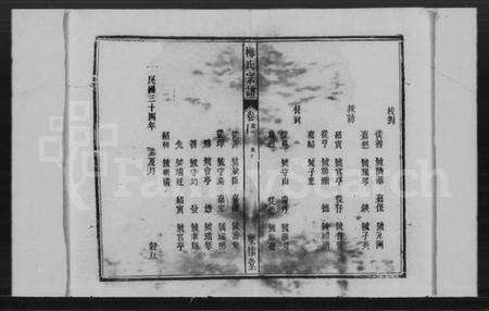 湖北梅氏族谱-梅氏宗谱 [24卷,首4卷](梅氏七修宗谱).pdf电子版预览图3