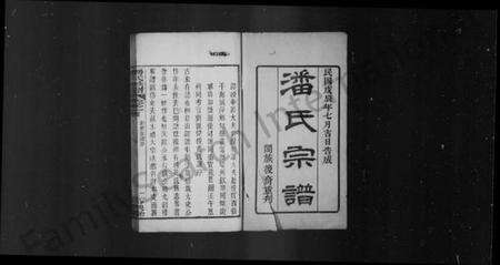 湖北潘氏族谱-潘氏宗谱(别名：潘氏族谱、潘氏续修宗谱).pdf电子版预览图2