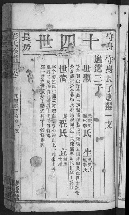 湖北彭氏族谱-彭氏宗谱 [20卷](别名：彭氏族谱).pdf电子版预览图5