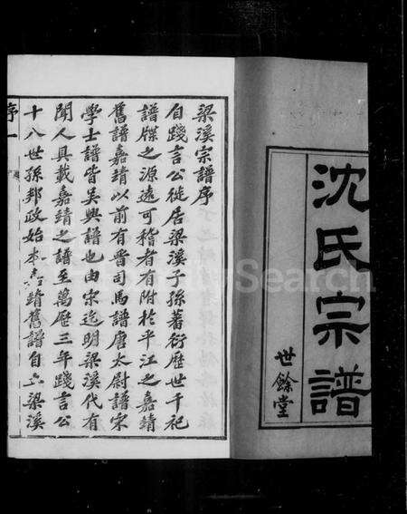 江苏沈氏族谱-梁溪沈氏宗谱 [35卷,含卷首](别名：锡山沈氏宗谱).pdf电子版预览图5