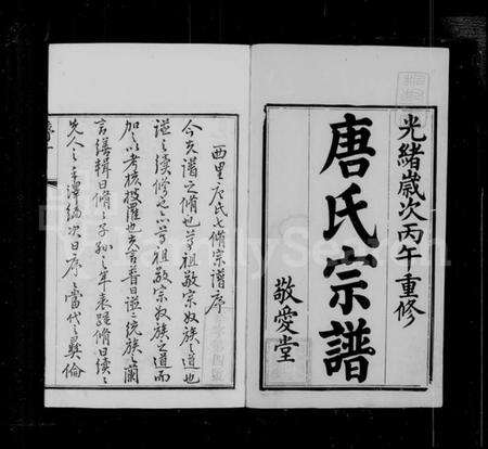 江苏唐氏族谱-前洲西里唐氏宗谱 [12卷](别名：唐氏宗谱).pdf电子版预览图3