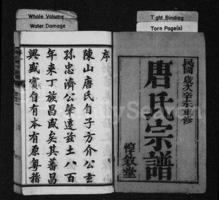 江苏唐氏族谱-唐氏宗谱 [17卷](别名：云阳陈山唐氏家乘、陈山唐氏家乘).pdf电子版预览图2