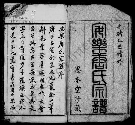 江苏唐氏族谱-安乐唐氏宗谱 [20卷](别名：唐氏宗谱).pdf电子版预览图2