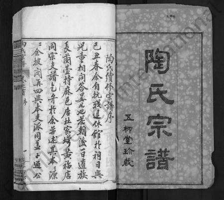 湖北陶氏族谱-陶氏宗谱 [17卷,首2卷,末1卷](别名：陶氏续修宗谱).pdf电子版预览图1