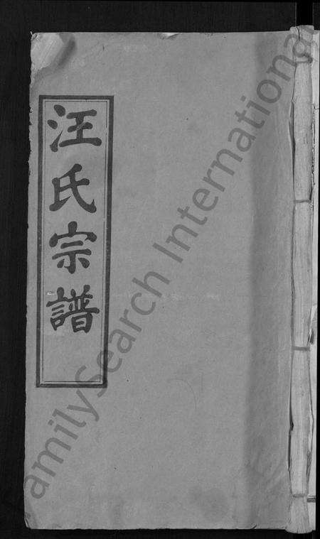 湖北汪氏族谱-汪氏宗谱 [14卷](别名：Wang Shi Zong Pu).pdf电子版缩略图