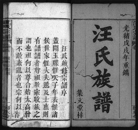 湖北汪氏族谱-汪氏宗谱 [16卷,含首1卷](别名：汪氏续修宗谱、汪氏族谱、Wang Shi Zong Pu).pdf电子版预览图2